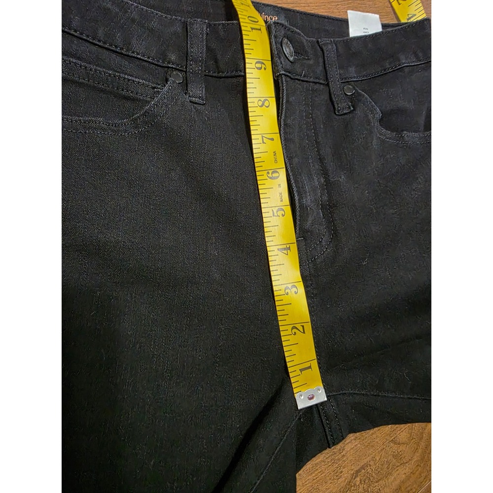 Quince Black Stretch High‎ Rise Skinny Jeans Size 26 casual  Inseam 28 - Picture 11 of 16
